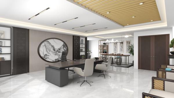 上海辦公室裝修：設(shè)計(jì)開放式書柜的必要性