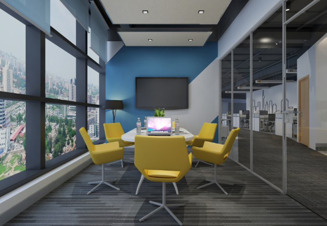 上?，F(xiàn)代辦公室空間之美：巧妙設(shè)計(jì)石膏板打造獨(dú)特韻味