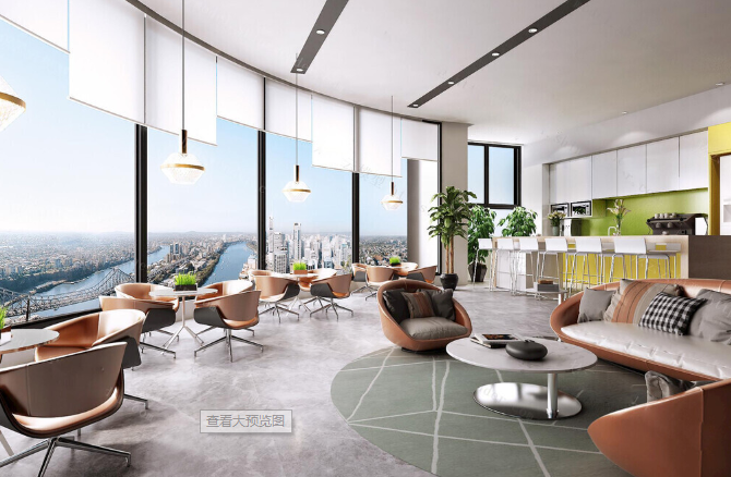 上海辦公室獨特設計：夢幻展柜展現(xiàn)品牌魅力