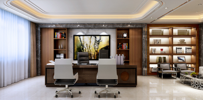 上海辦公室裝修設(shè)計(jì)中，窗戶使用白色窗簾是否美觀