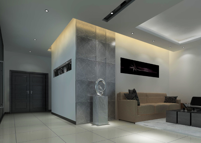 淺藍色LED燈帶在上海辦公室裝修設(shè)計中的美學探討