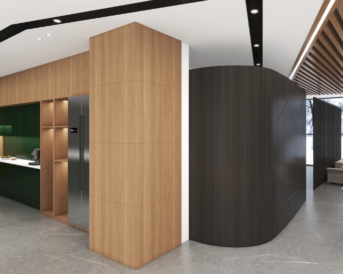 上海辦公室裝修設(shè)計(jì)走廊:優(yōu)質(zhì)木板選擇