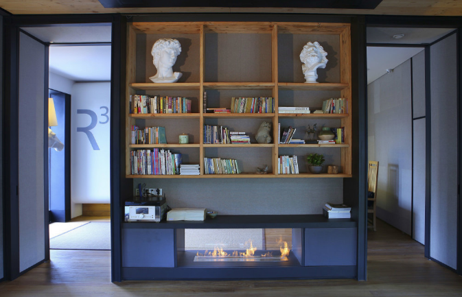 辦公室裝修設(shè)計選擇黑色木柜子好看嗎？