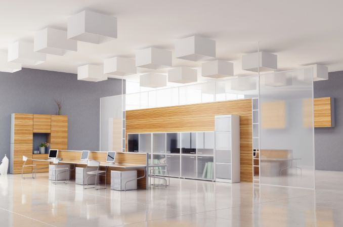 上海辦公室裝修設計：米色家具，優(yōu)雅實用兩不誤！