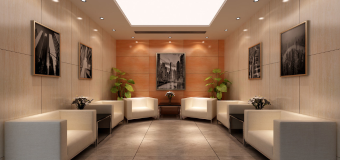 上海辦公室裝修設計：實木閱覽柜，打造品質辦公空間