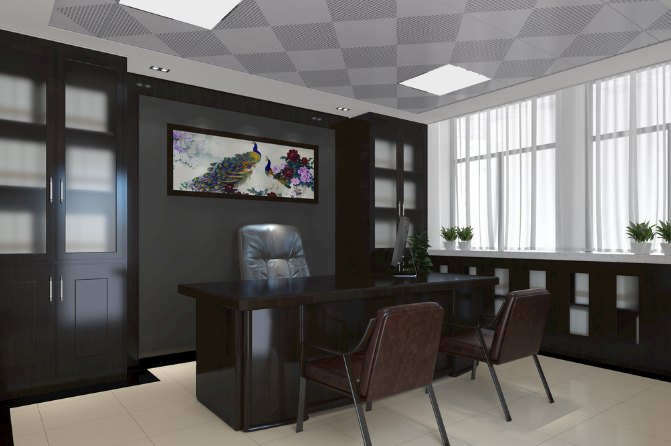 上海辦公室裝修設(shè)計(jì)：冷色調(diào)屏風(fēng)，打造商務(wù)新風(fēng)尚！