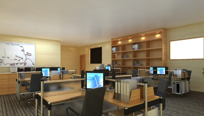 上海辦公室裝修設(shè)計(jì)：現(xiàn)代簡(jiǎn)約大中班臺(tái)，打造高效辦公新體驗(yàn)！