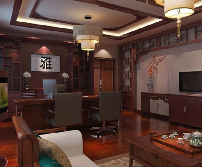 上海辦公室裝修設(shè)計(jì)：科技智能風(fēng)大中班臺(tái)，打造未來(lái)感十足的辦公空間！