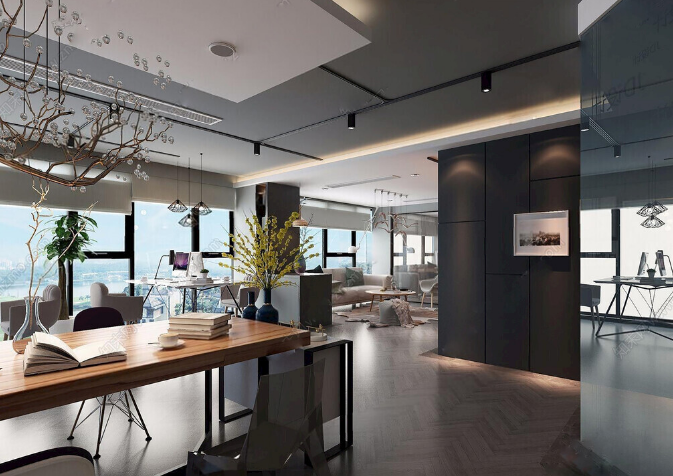 上海辦公室裝修設計：藝術品點綴，提升工作空間美學