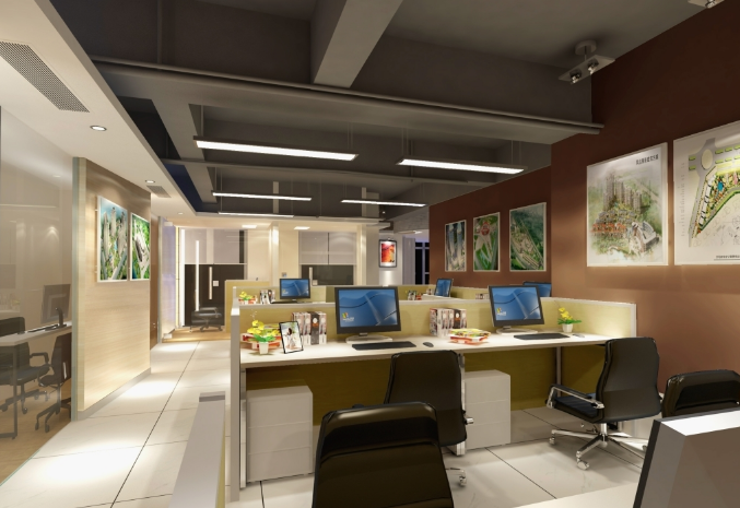 抽象藝術(shù)瓷磚，打造創(chuàng)意無(wú)限的辦公室裝修設(shè)計(jì)新選擇！